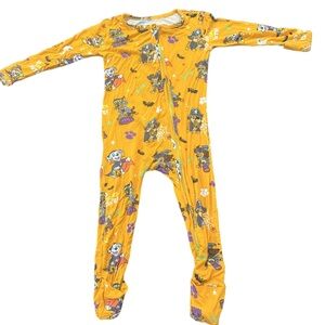 Paw Patrol Halloween Print Kids Footie